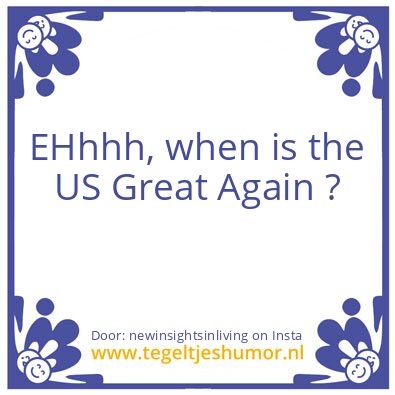 Tegeltje: The lie