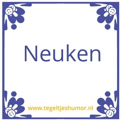 Tegeltje: Neuken