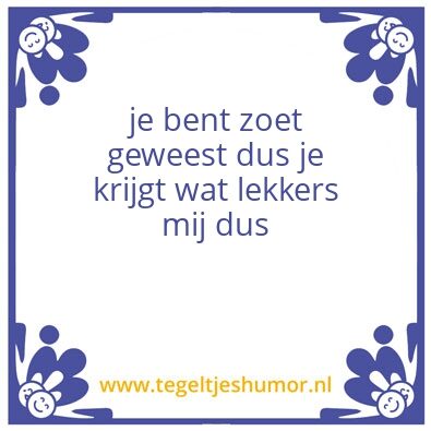 Tegeltje: wannes