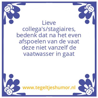 Tegeltje: Naam