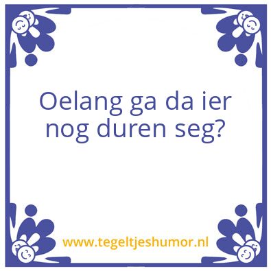 Tegeltje: Zn handen