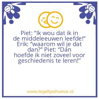 Tegeltje: Middeleeuwen