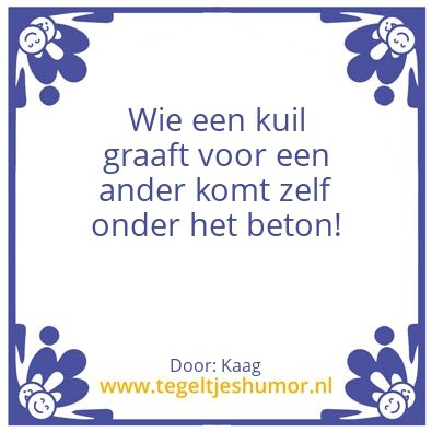 Tegeltje: Tegel