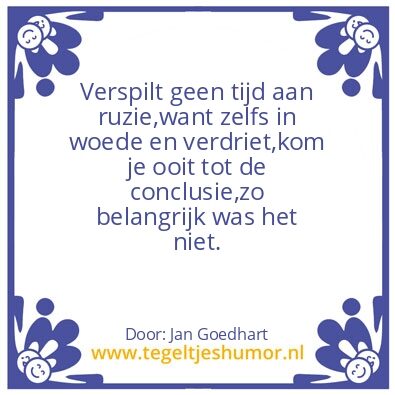 Tegeltje: De waarheid