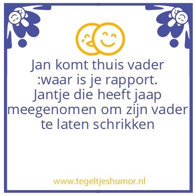 Tegeltje: raport