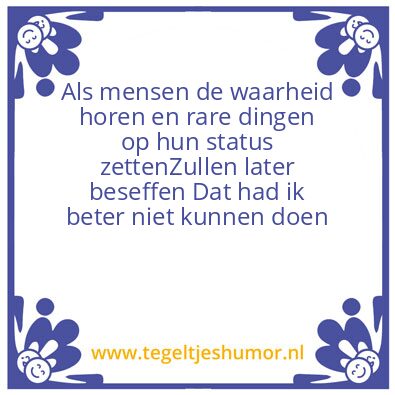 Tegeltje: Fouten maken