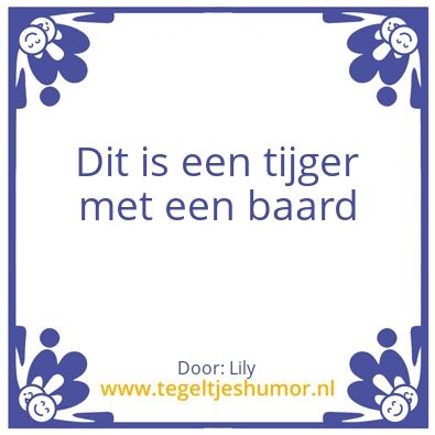 Tegeltje: Leeuw