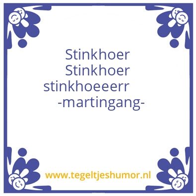 Tegeltje: Martin