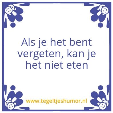 Tegeltje: x