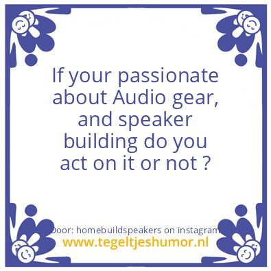 Tegeltje: If your passionate