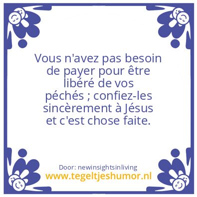 Tegeltje: You don’t have to pay a fee.