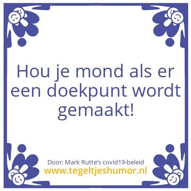 Tegeltje: Rutte