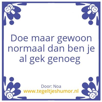 Tegeltje: Quote
