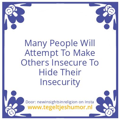 Tegeltje: Many People ..