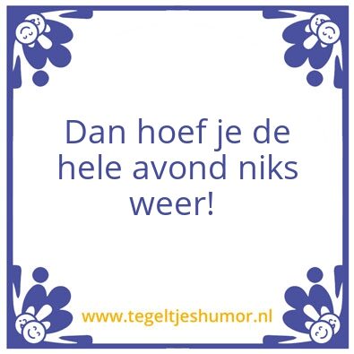 Tegeltje: Oma.