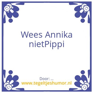 Tegeltje: …