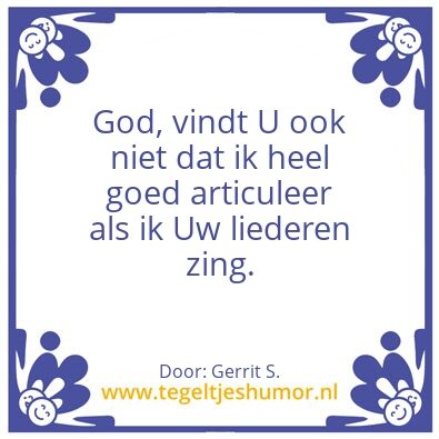 Tegeltje: Ik ben Gerrit.