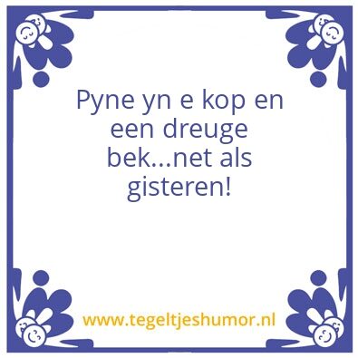 Tegeltje: Skomkop