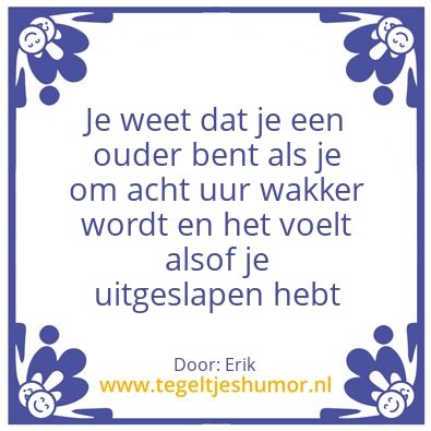 Tegeltje: Ouderschap