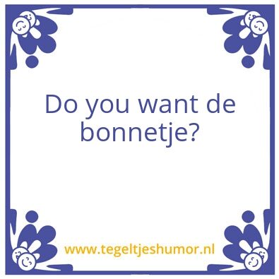 Tegeltje: Ineke