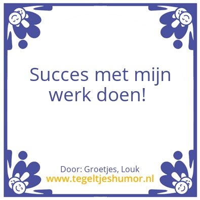 Tegeltje: Dag Theo