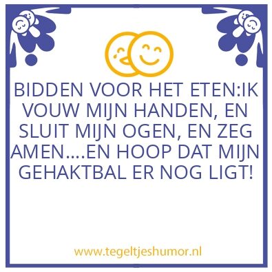 Tegeltje: GEHAKTBAL