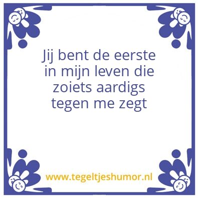 Tegeltje: tegel