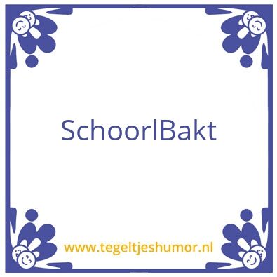 Tegeltje: HEEL