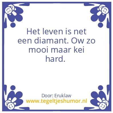 Tegeltje: Diamant