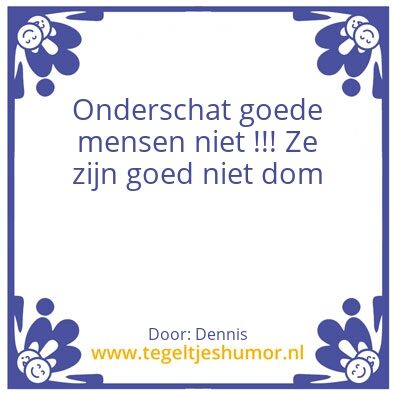 Tegeltje: Wijsheid
