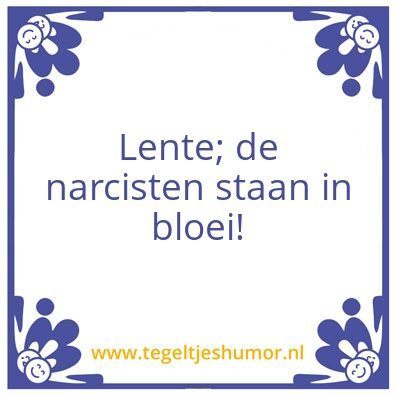 Tegeltje: Lente