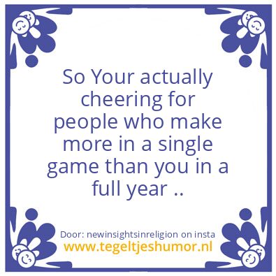 Tegeltje: Your Team ?