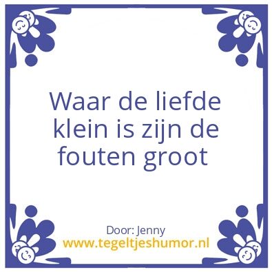 Tegeltje: Zo waar