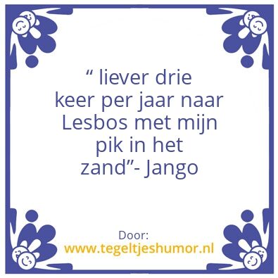 Tegeltje: Tegeltje