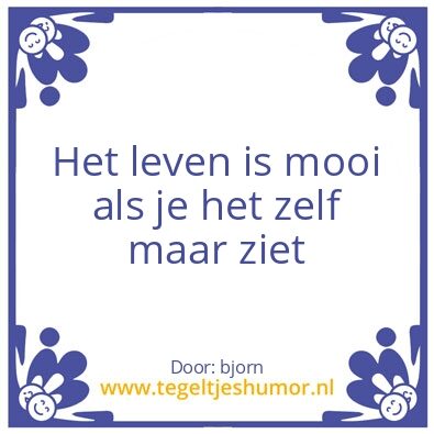 Tegeltje: spreuk