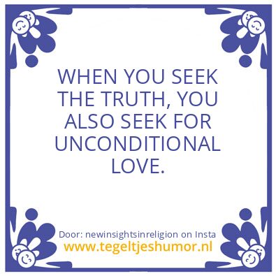 Tegeltje: UNCONDITIONAL LOVE