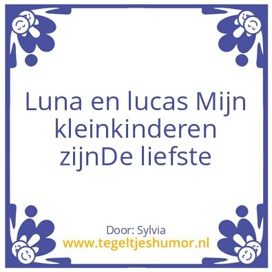 Tegeltje: Oma