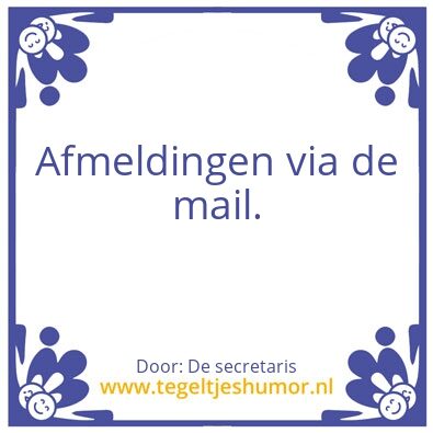 Tegeltje: Mail