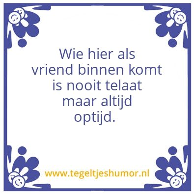 Tegeltje: Vriend