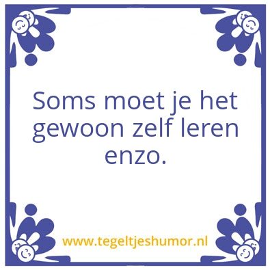 Tegeltje: Ad