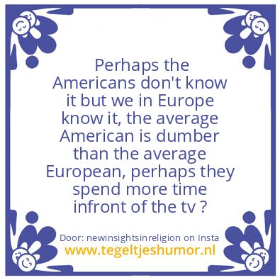 Tegeltje: it is easy to be a loser.