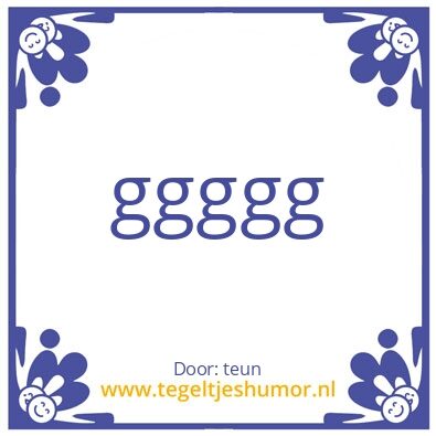 Tegeltje: Hulzenstruuk