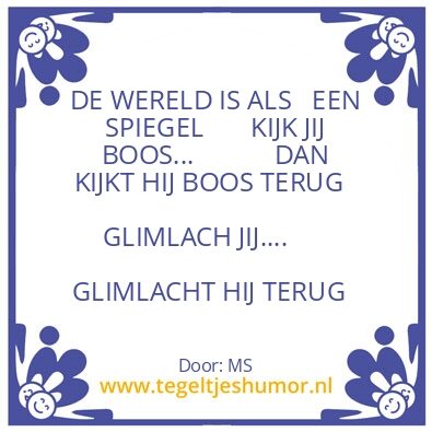 Tegeltje: W E R E L D
