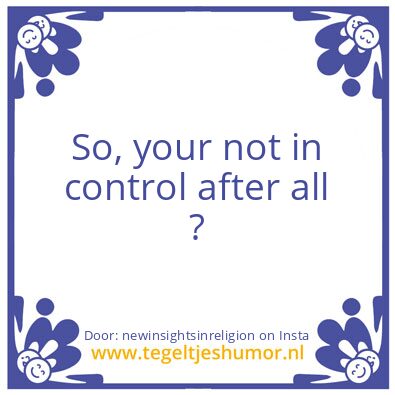 Tegeltje: It is me !