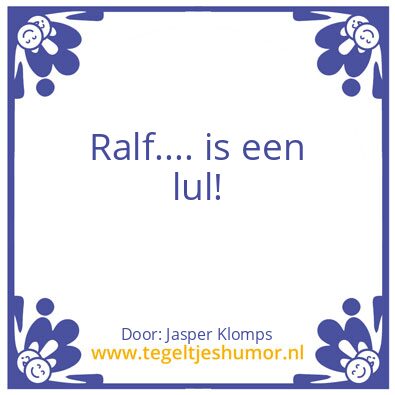 Tegeltje: Voetbal is leuk