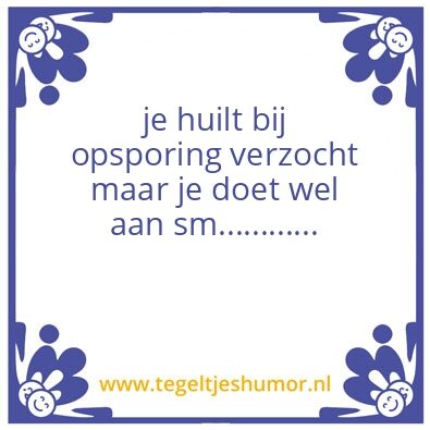 Tegeltje: leef je leven