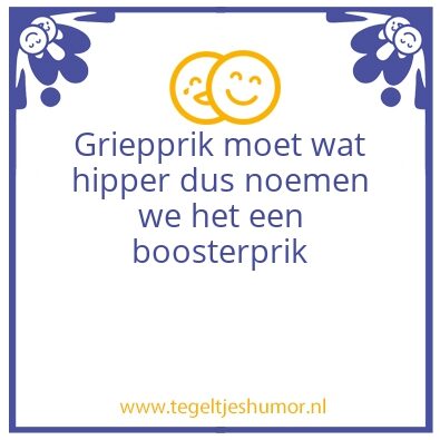 Tegeltje: prikjes