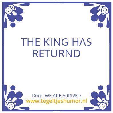 Tegeltje: AL IS WELL