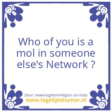 Tegeltje: Who lives in La La Land,..