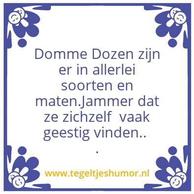 Tegeltje: Doos.